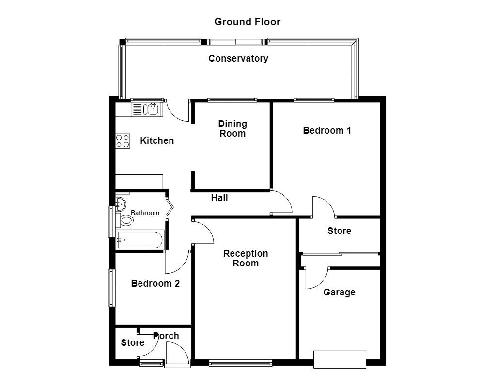 2, Portland Road, Langho floorplan