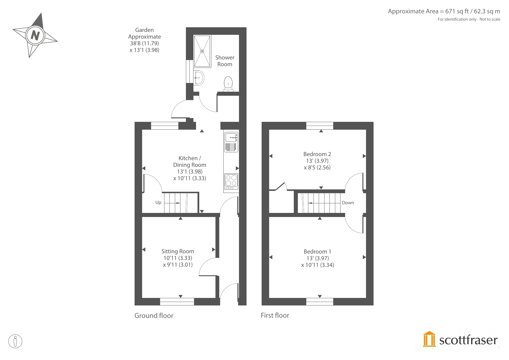 4, Combe Road, Oxford floorplan