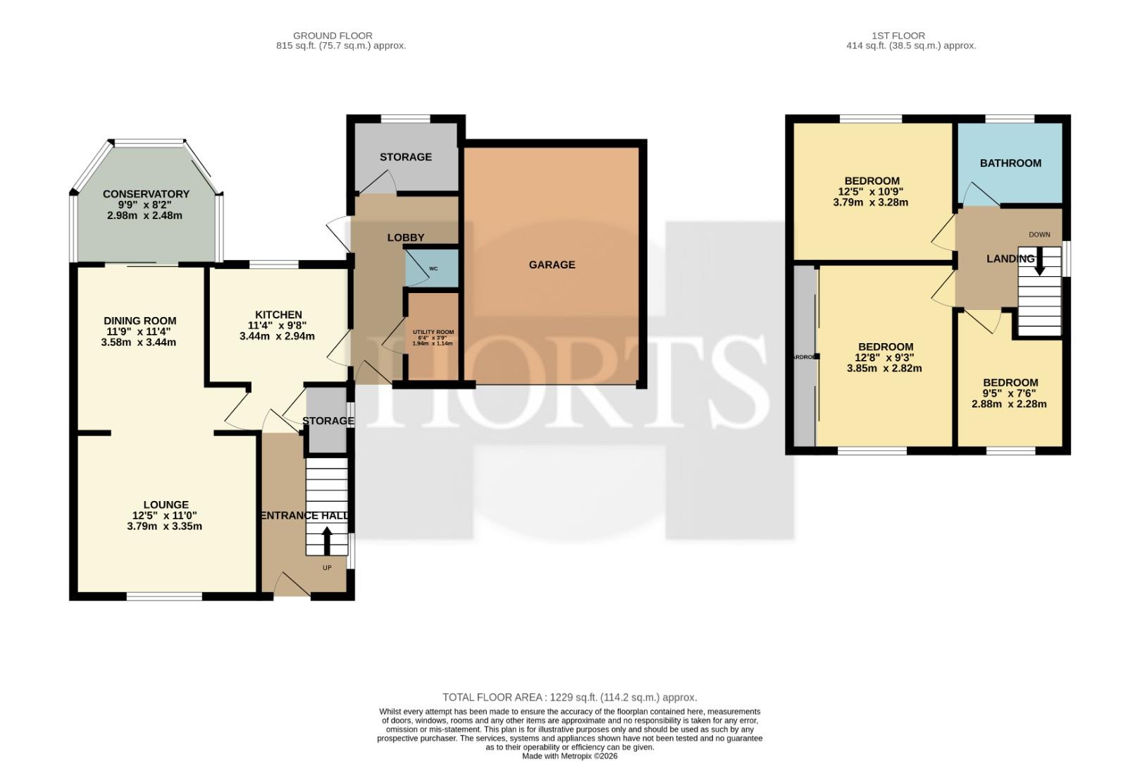 78, Gloucester Avenue, Northampton floorplan