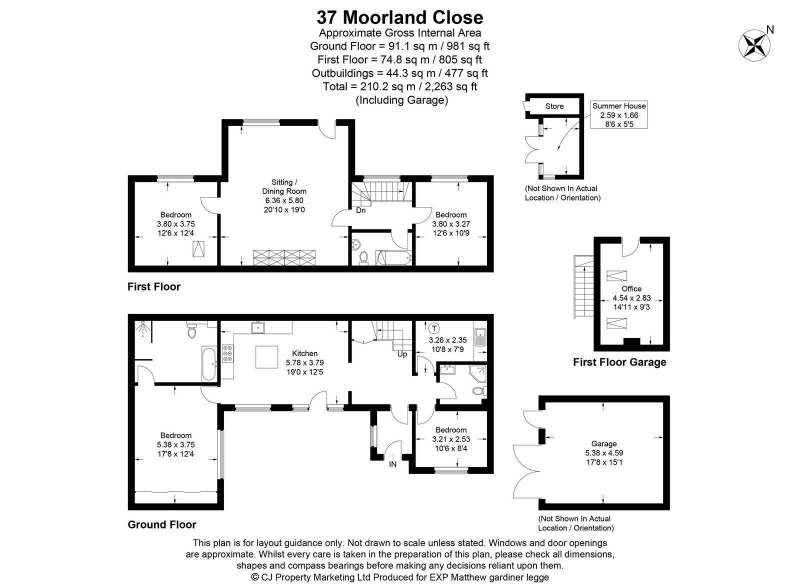 37, Moorland Close, Witney floorplan