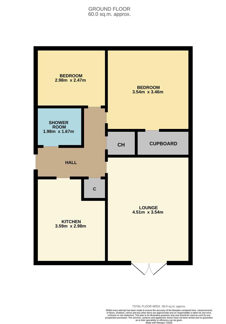 95, Grangehill Drive, Dundee floorplan