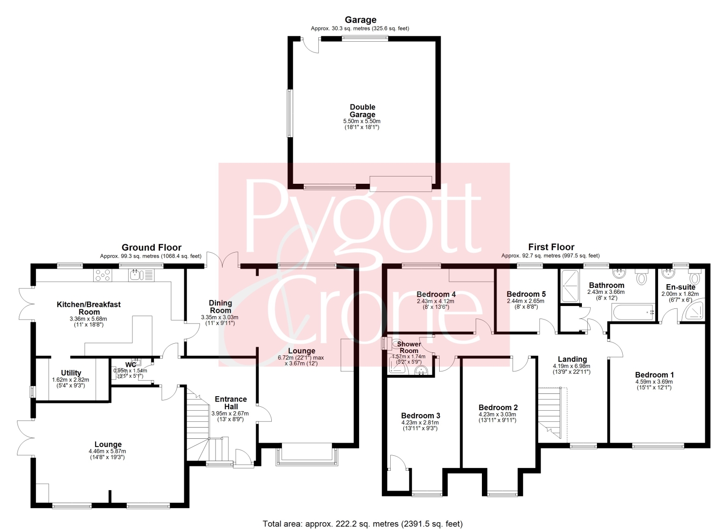 5, Lindsey Way, Boston floorplan