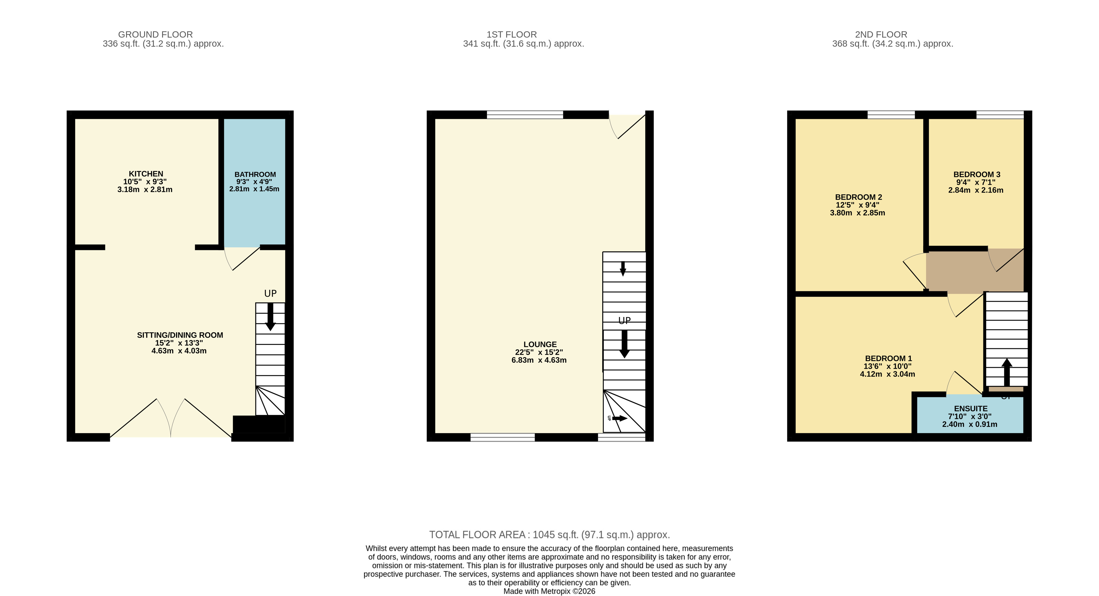 Queens Road, New Tredegar floorplan