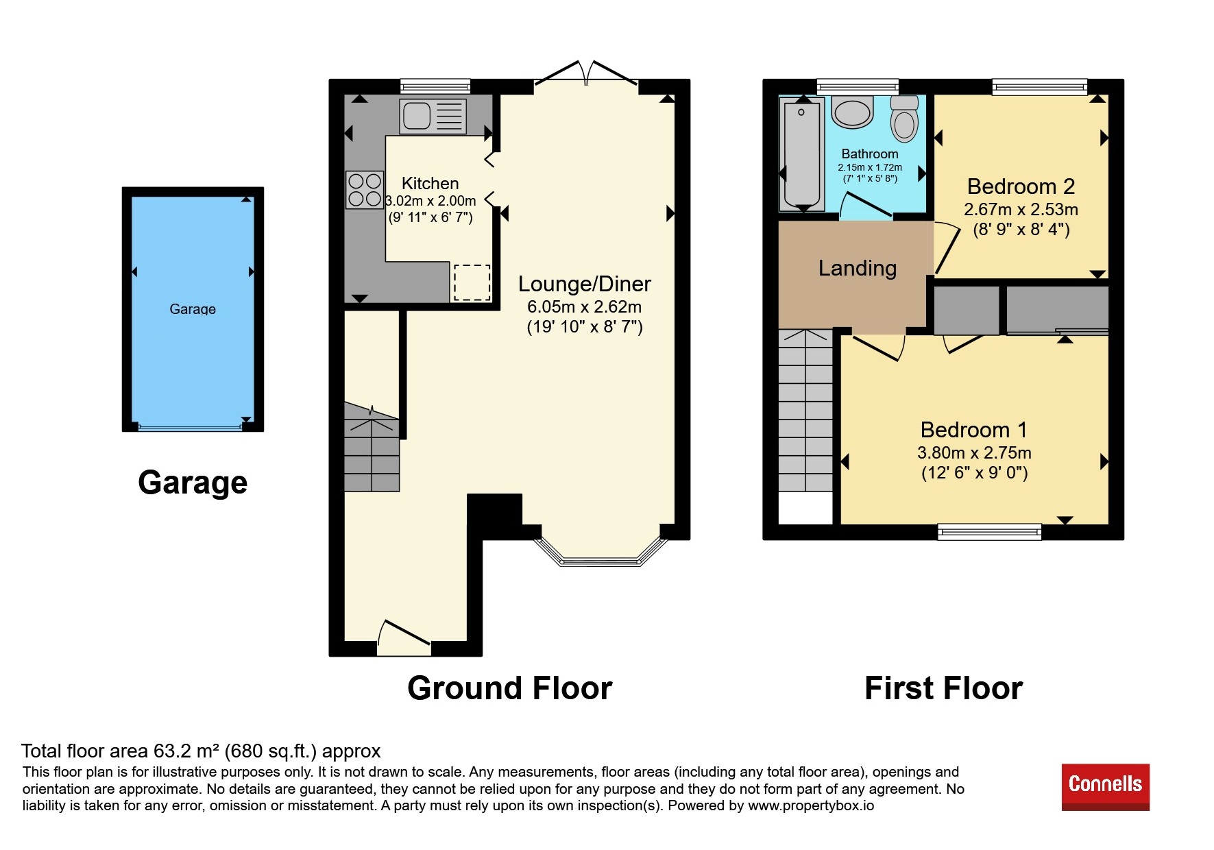 19, Wilnecote Grove, Leamington Spa floorplan