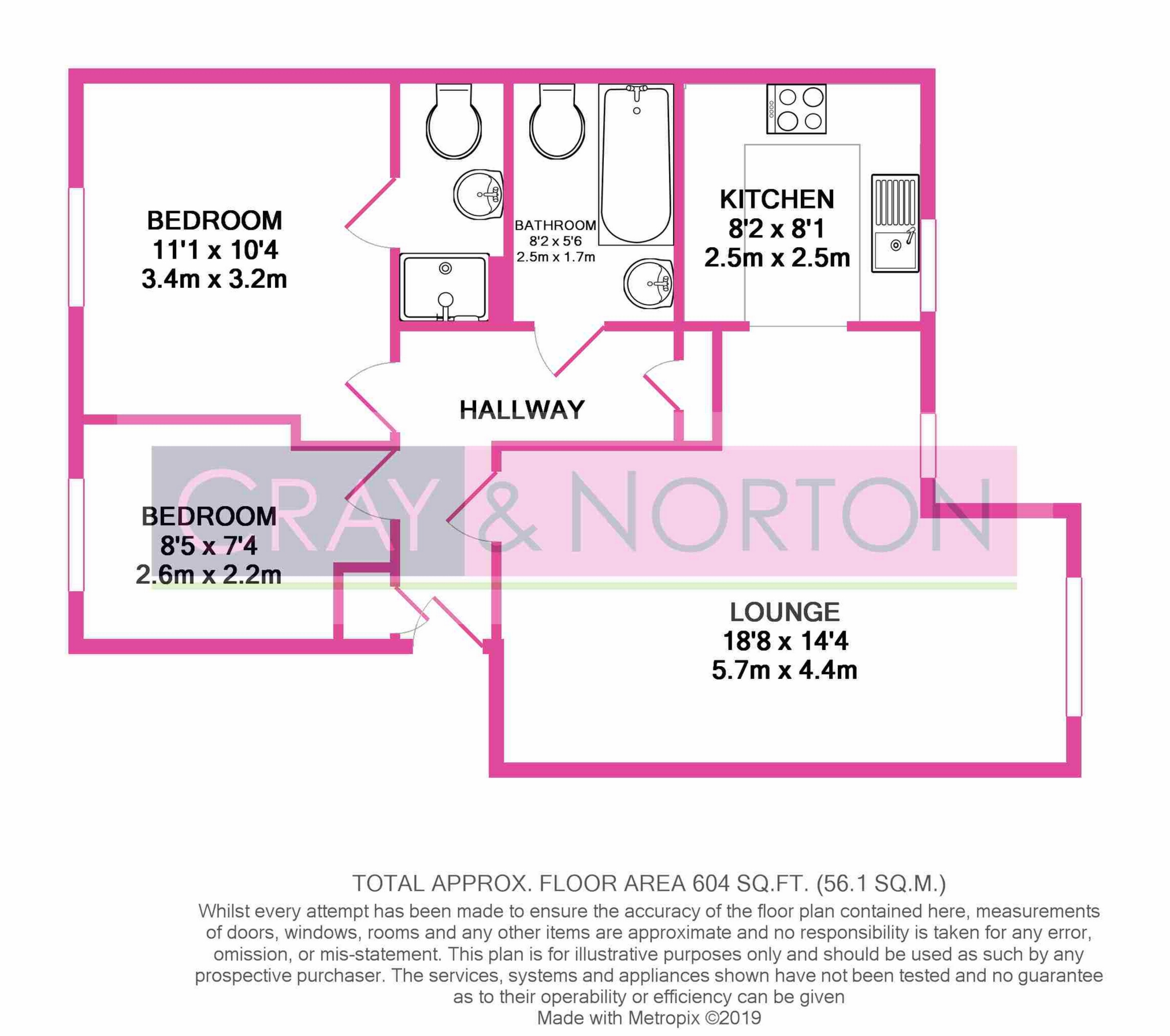 64, Manning Gardens, Croydon floorplan