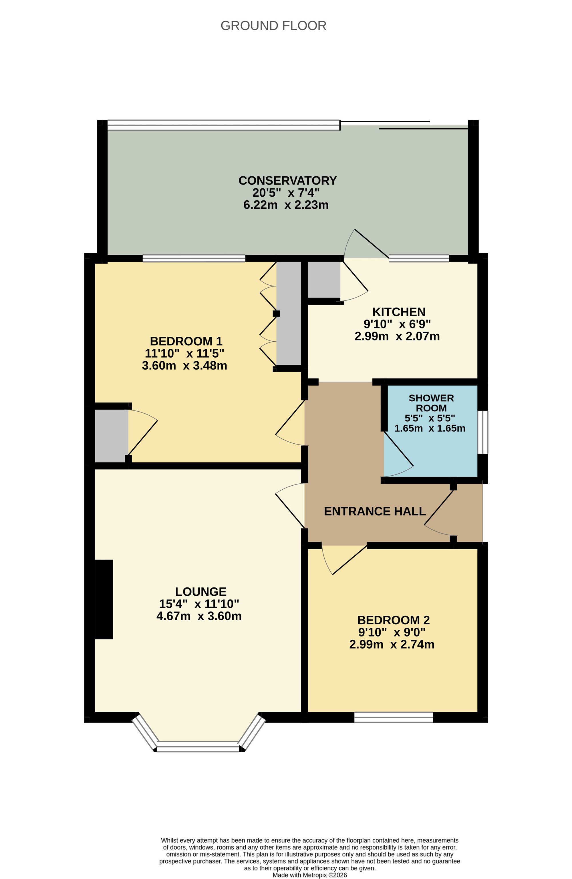19 Garrick Gardens, Southampton floorplan