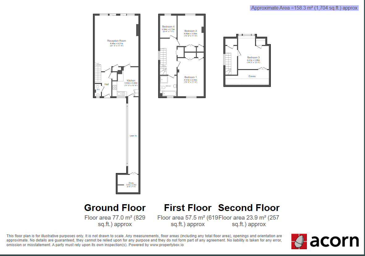 105, London Road, London floorplan