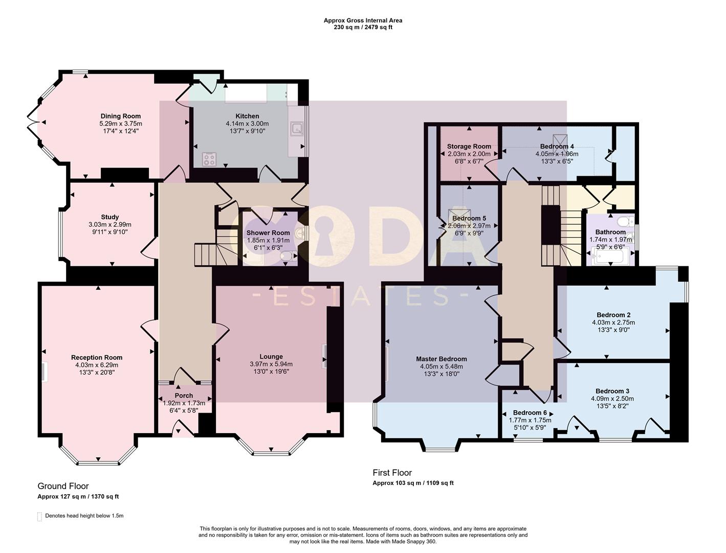 Gallowhill House, Larch Ave, Glasgow floorplan