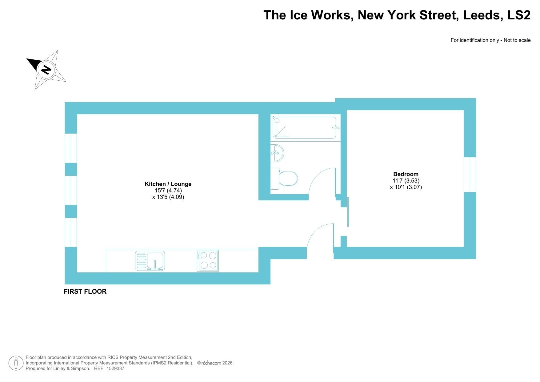 THE ICE WORKS, 40 NEW YORK STREET, LEEDS floorplan