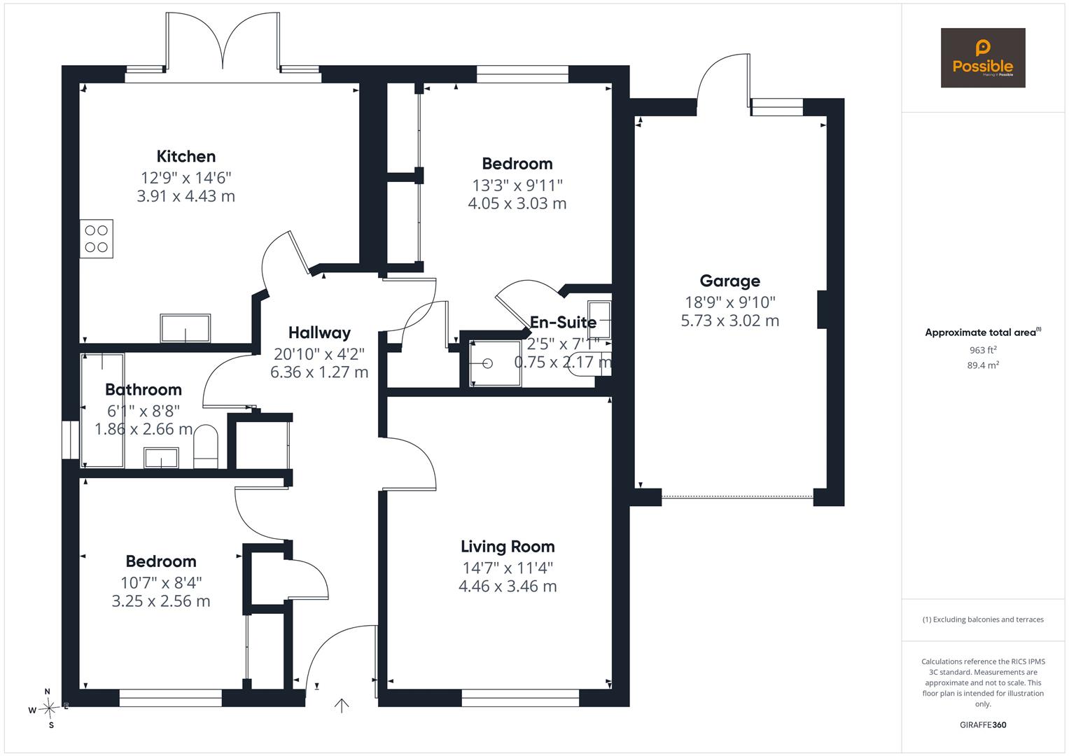 14, Taylor Avenue, Methven floorplan