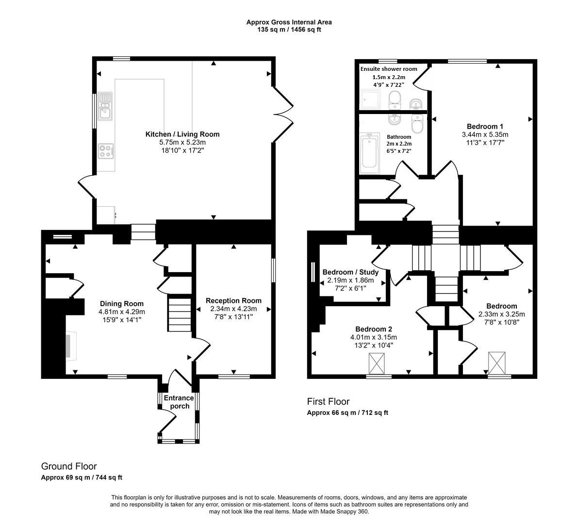 Gorlan,, Abercych floorplan