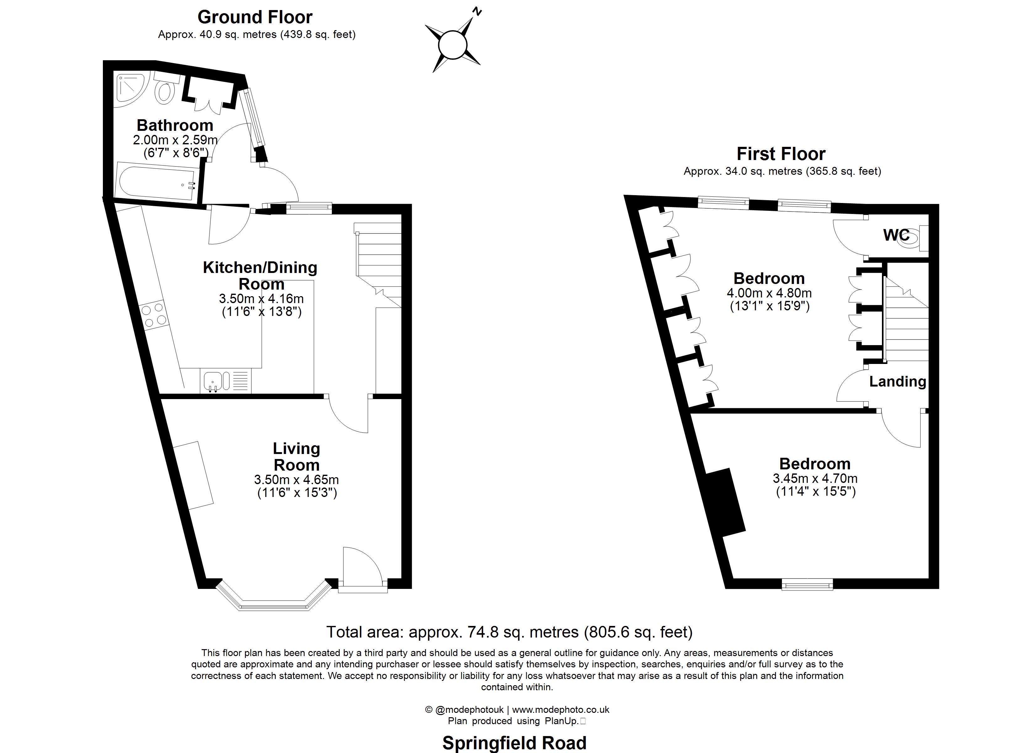 169, Springfield Road, CHELMSFORD floorplan