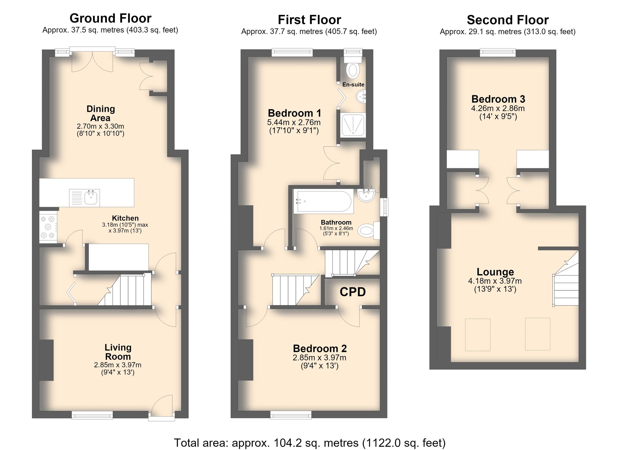 5 Linden Road, Sheffield floorplan