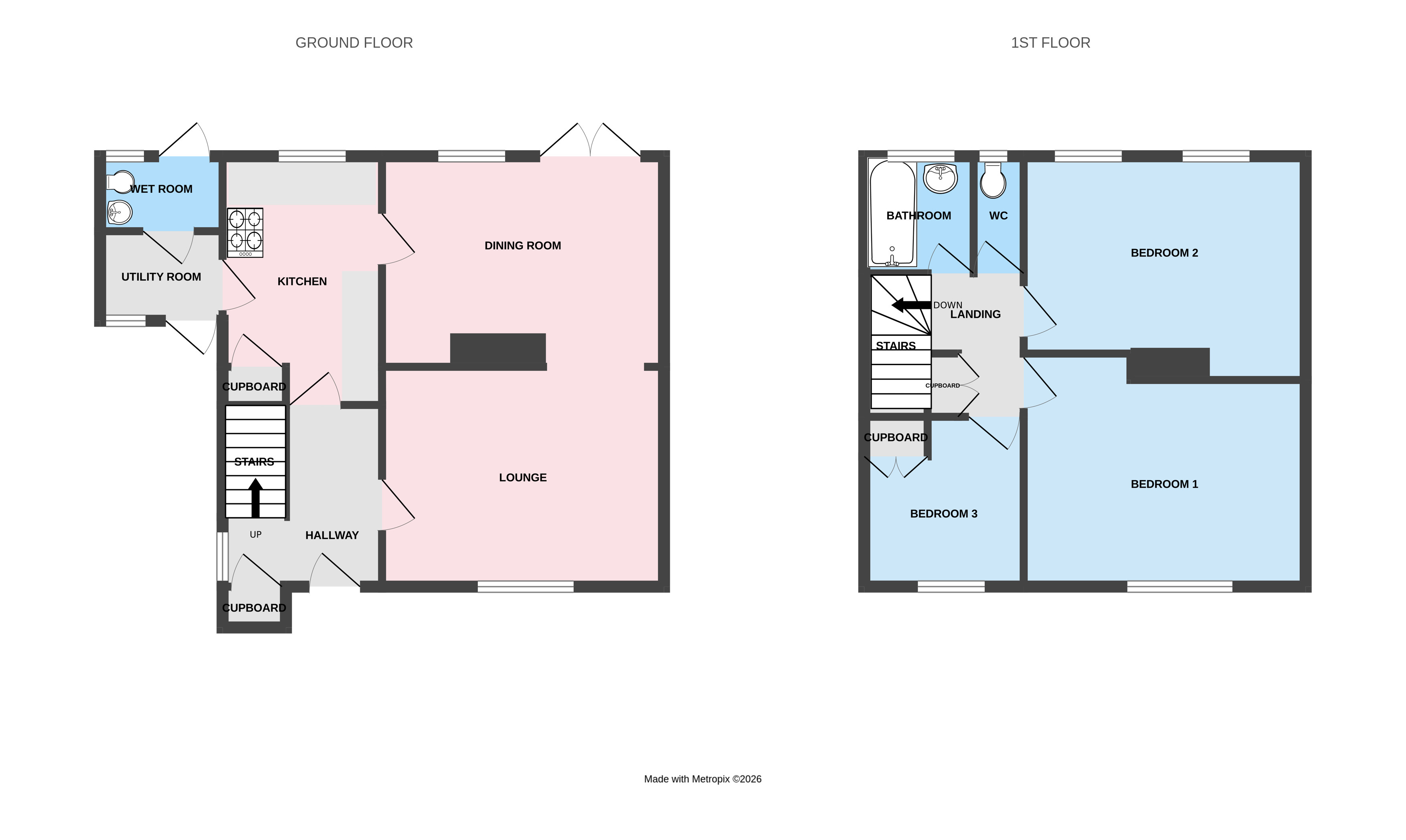8, Border Way, Stafford floorplan