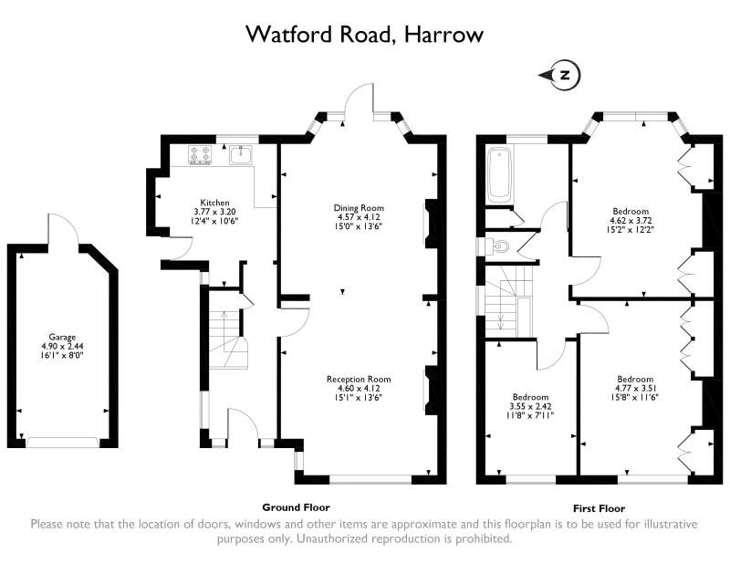 3 Bedrooms Semi-detached house for sale in Watford Road, Harrow, Middlesex HA1