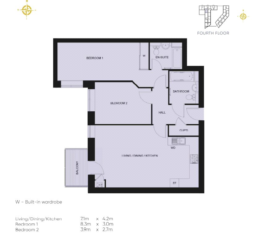 MOAT SO, 86, James Smith Court, Kent floorplan