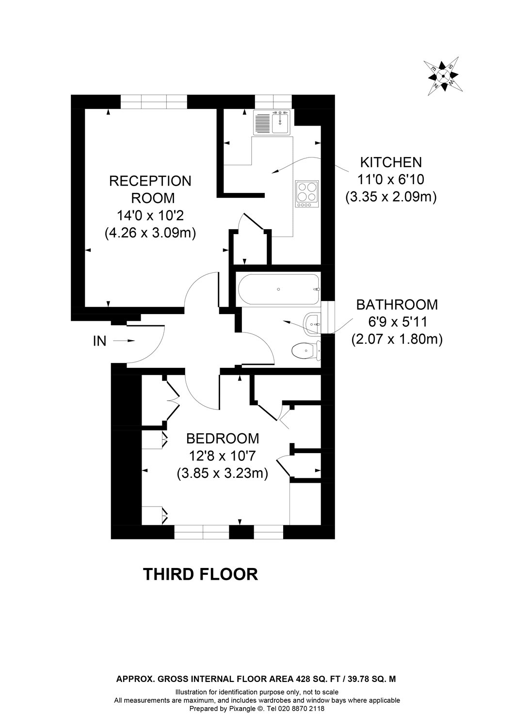 1 Bedrooms Flat to rent in Myers Lane, New Cross, London SE14