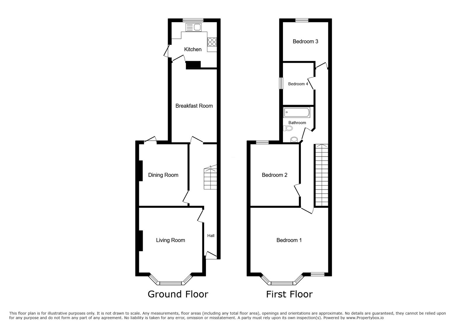 61, Theobald Road, Cardiff floorplan