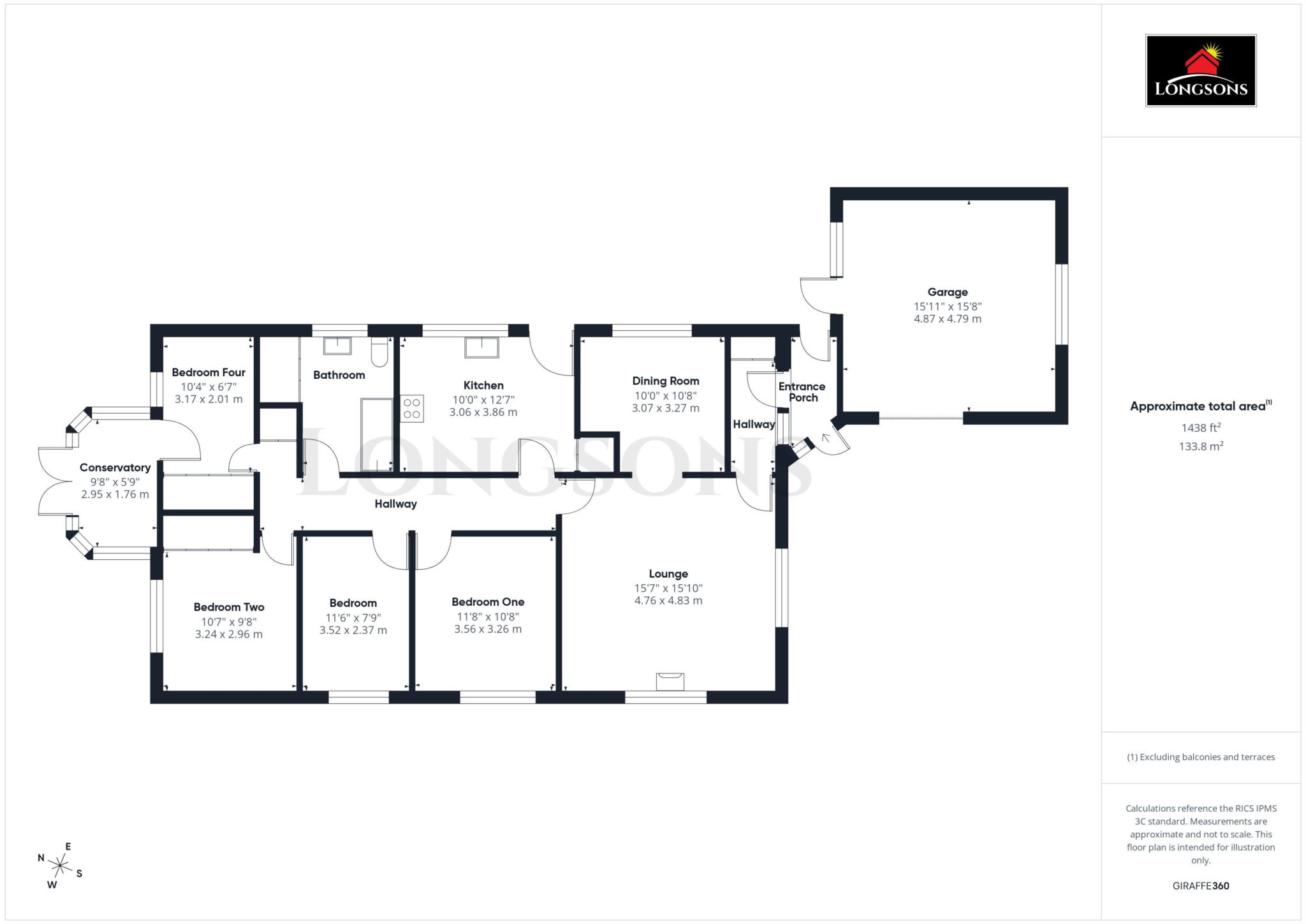 Woodcote, Hills Road, Thetford floorplan