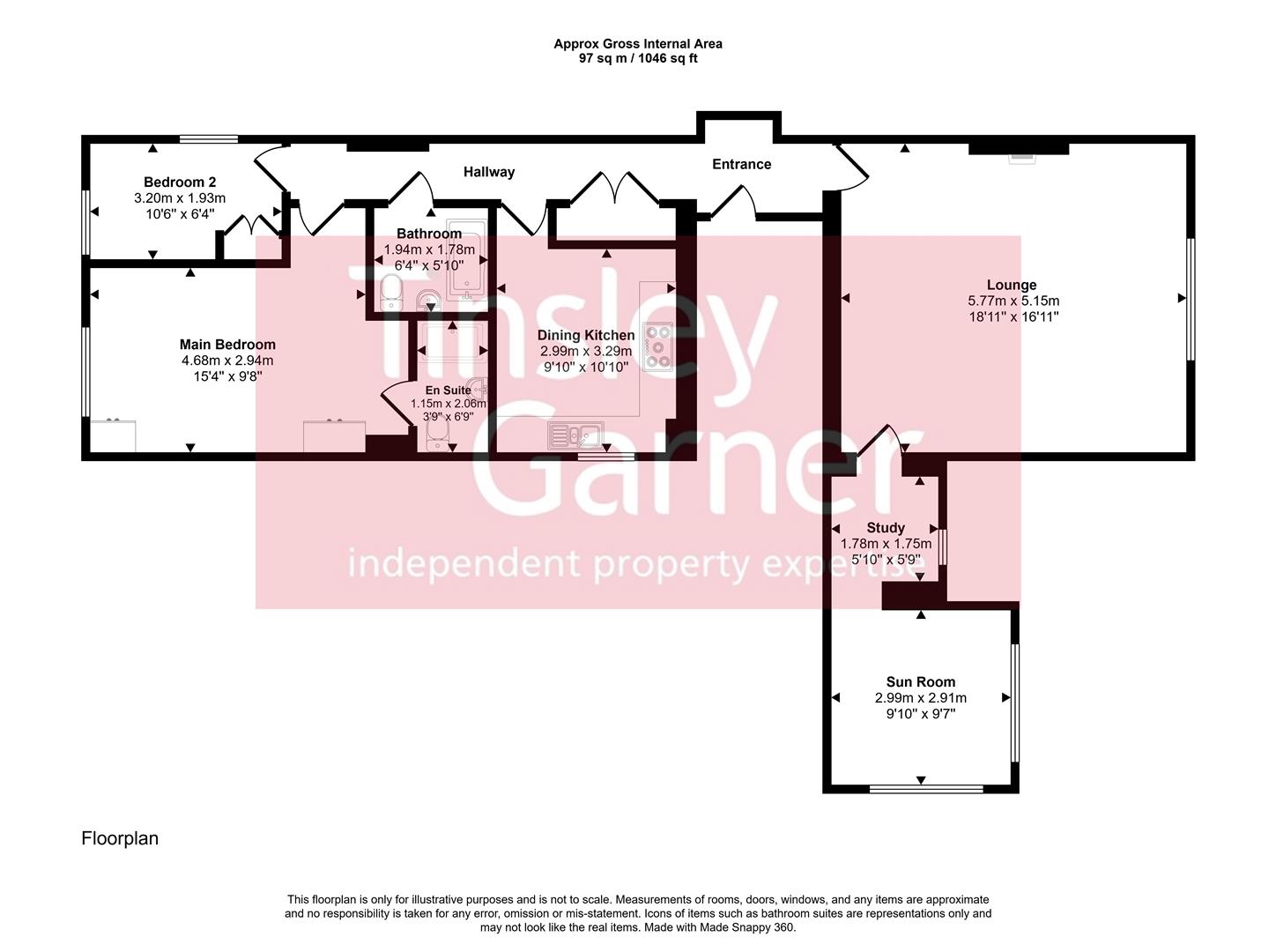 10, Trent Court, Stone floorplan