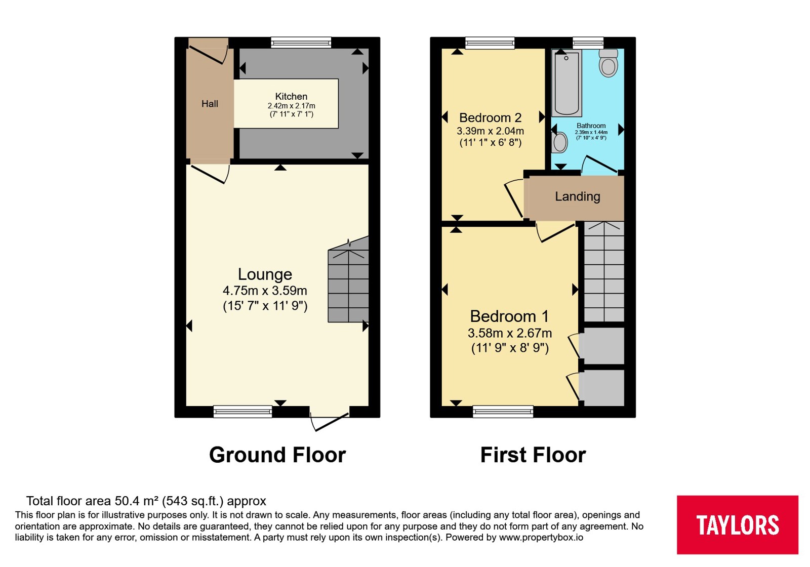 18, Grange Close, Bristol floorplan