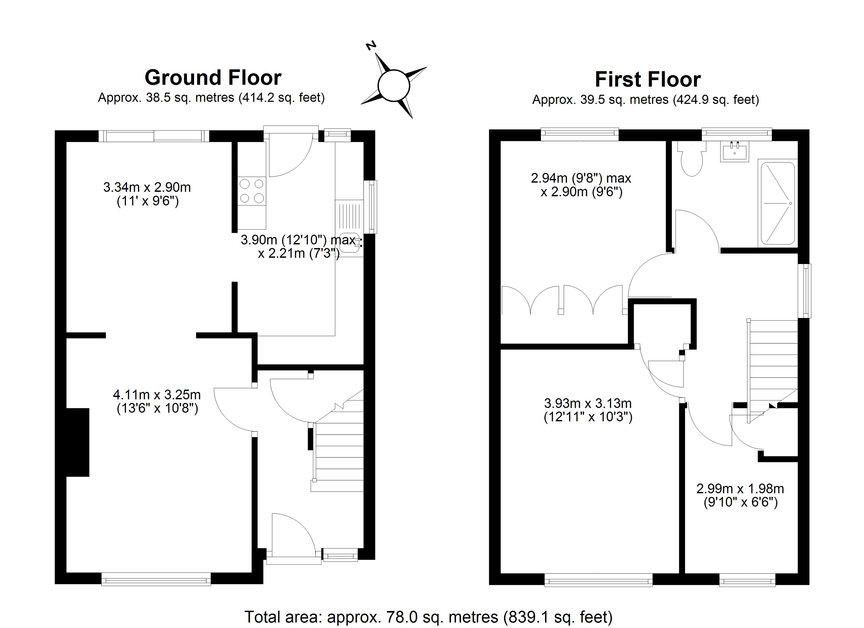 38, Grange Rise, Codicote floorplan