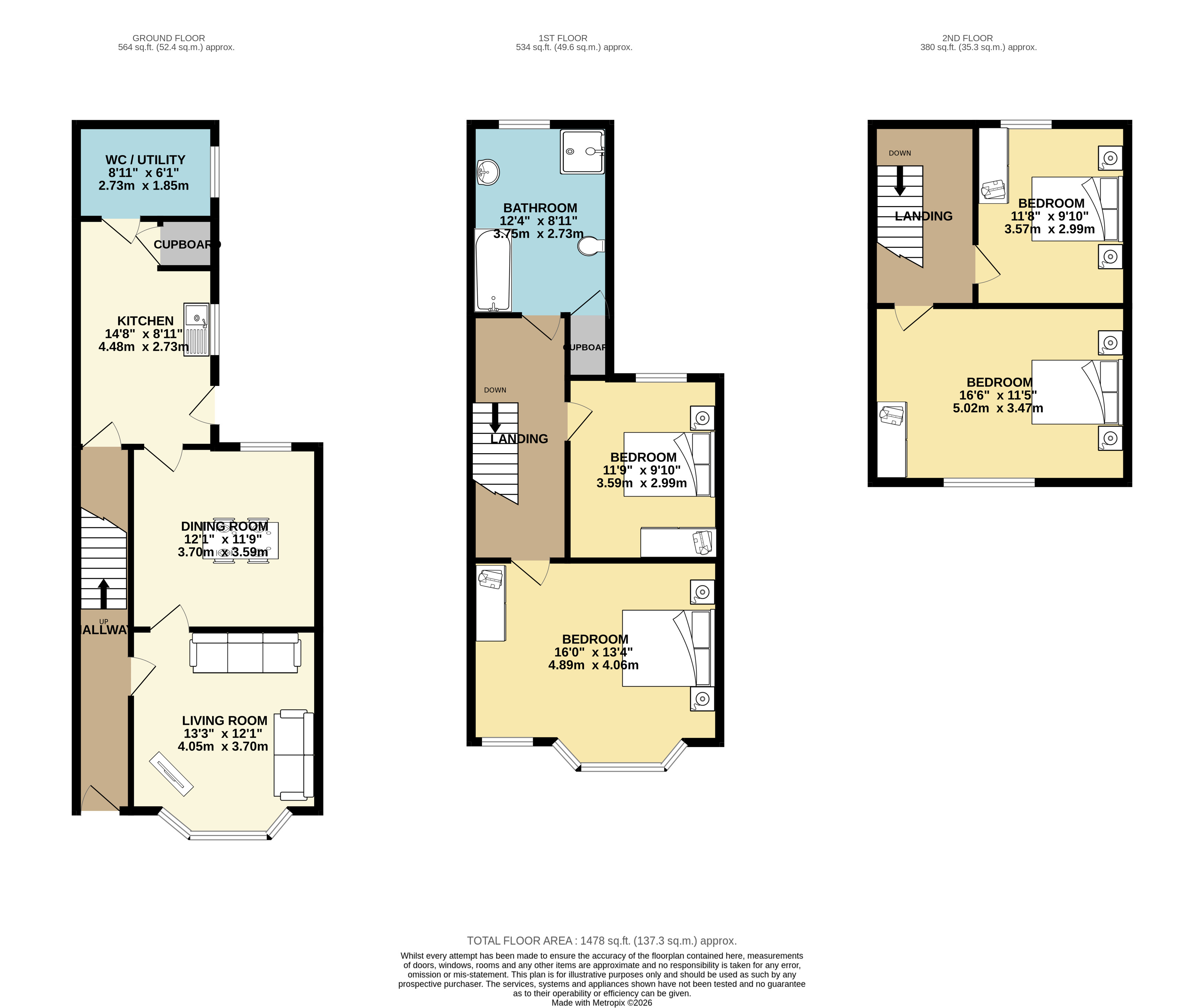 10, Westmoreland Avenue, East Riding of Yorkshire floorplan