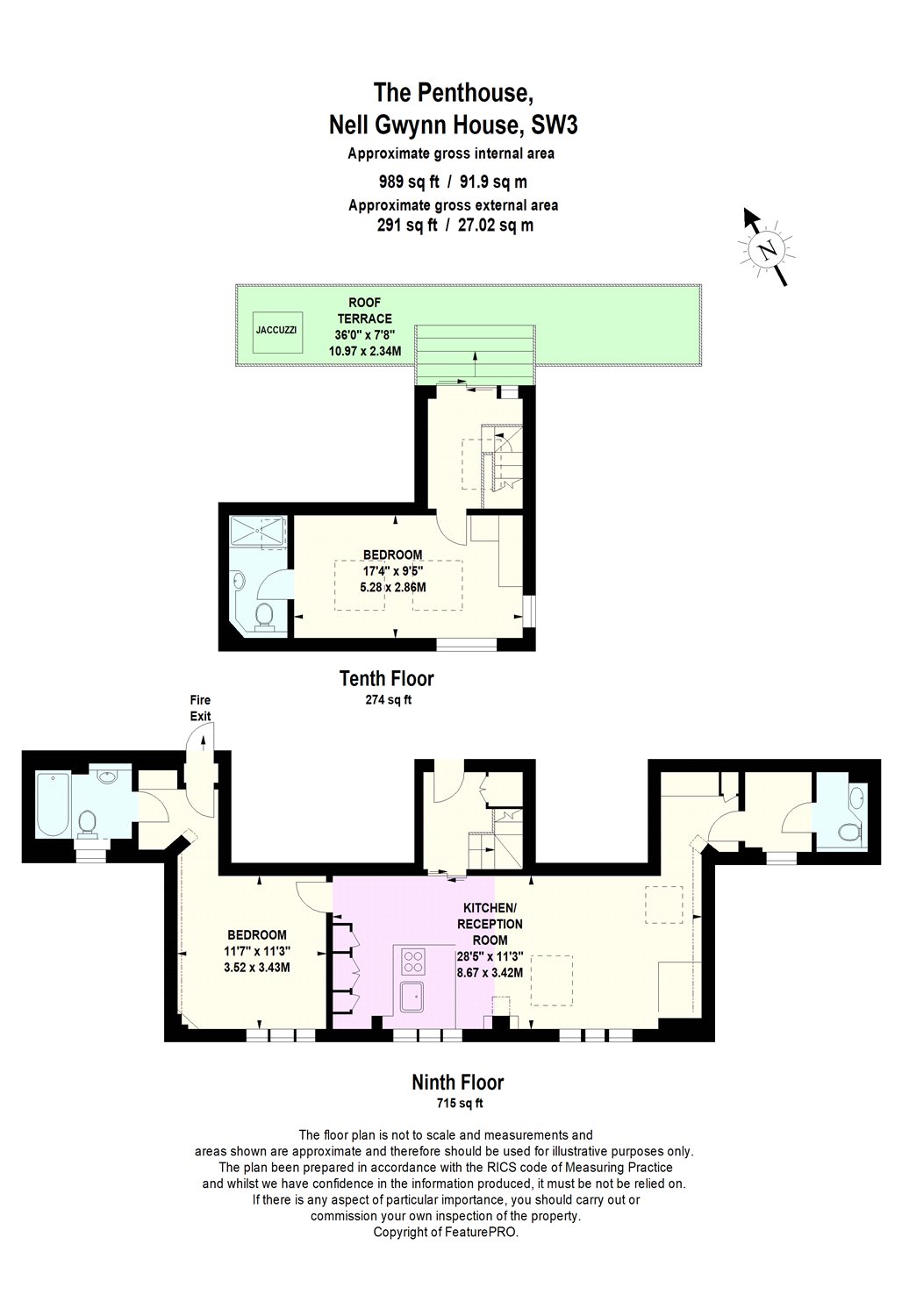 2 Bedrooms Flat for sale in Sloane Avenue Penthouse, Sloane Avenue, London SW3