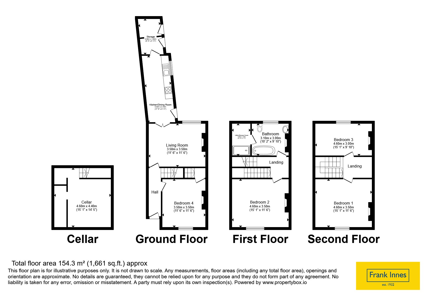 13, Upper King Street, Leicester City Centre floorplan