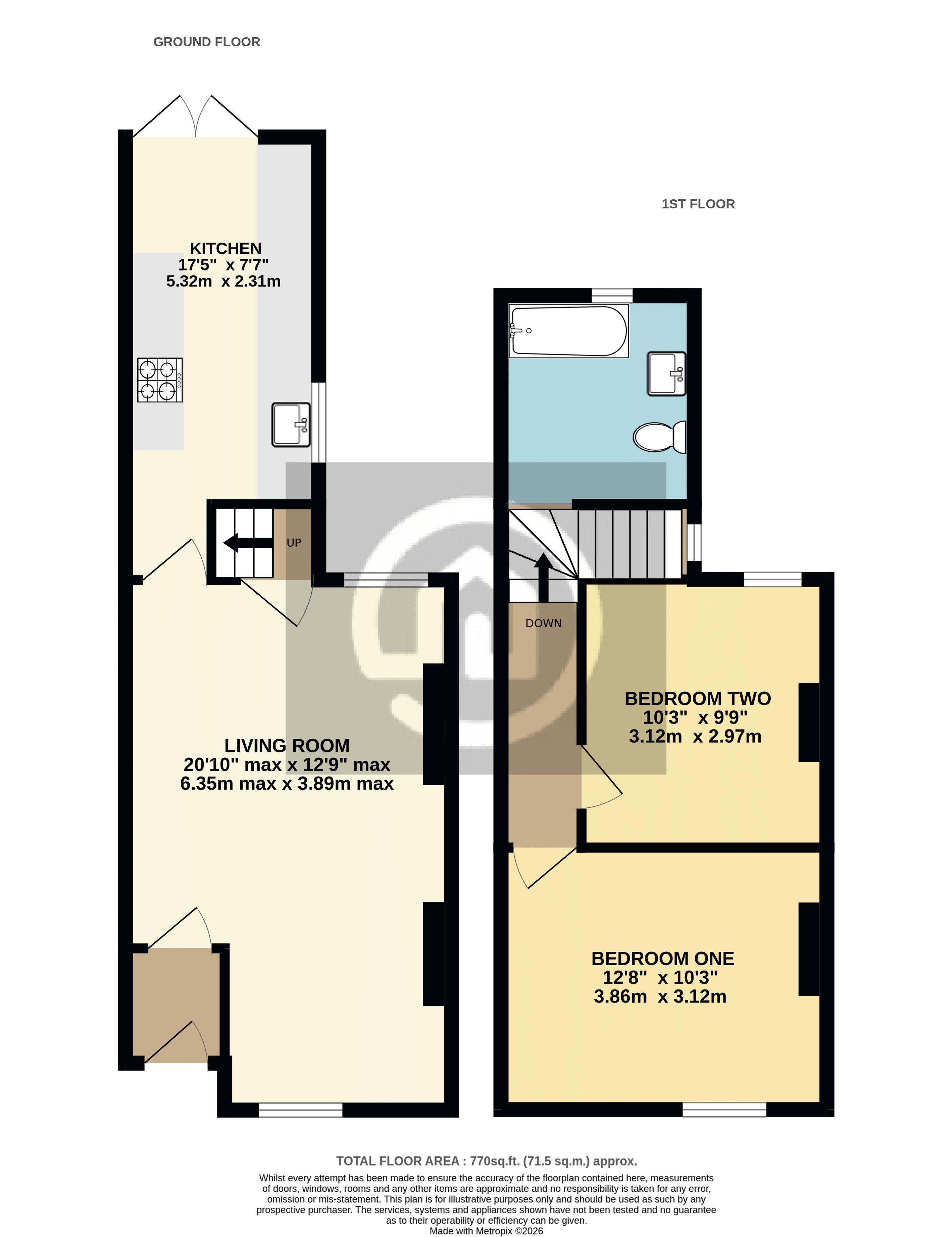 15, Howbury Street, Bedford floorplan