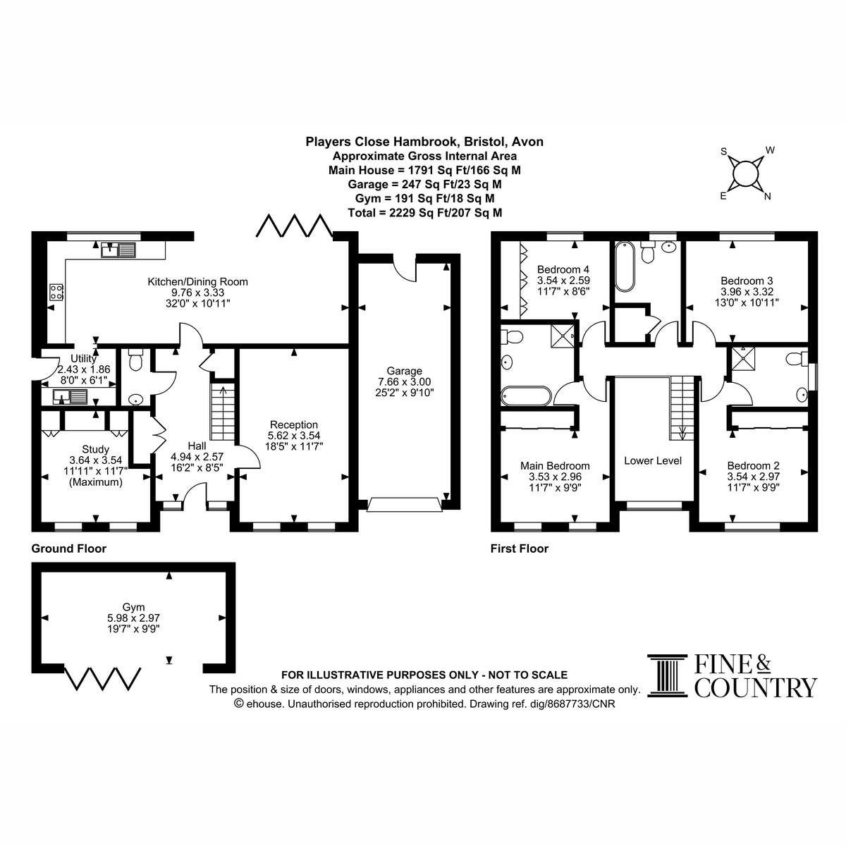 10, Players Close, Bristol floorplan