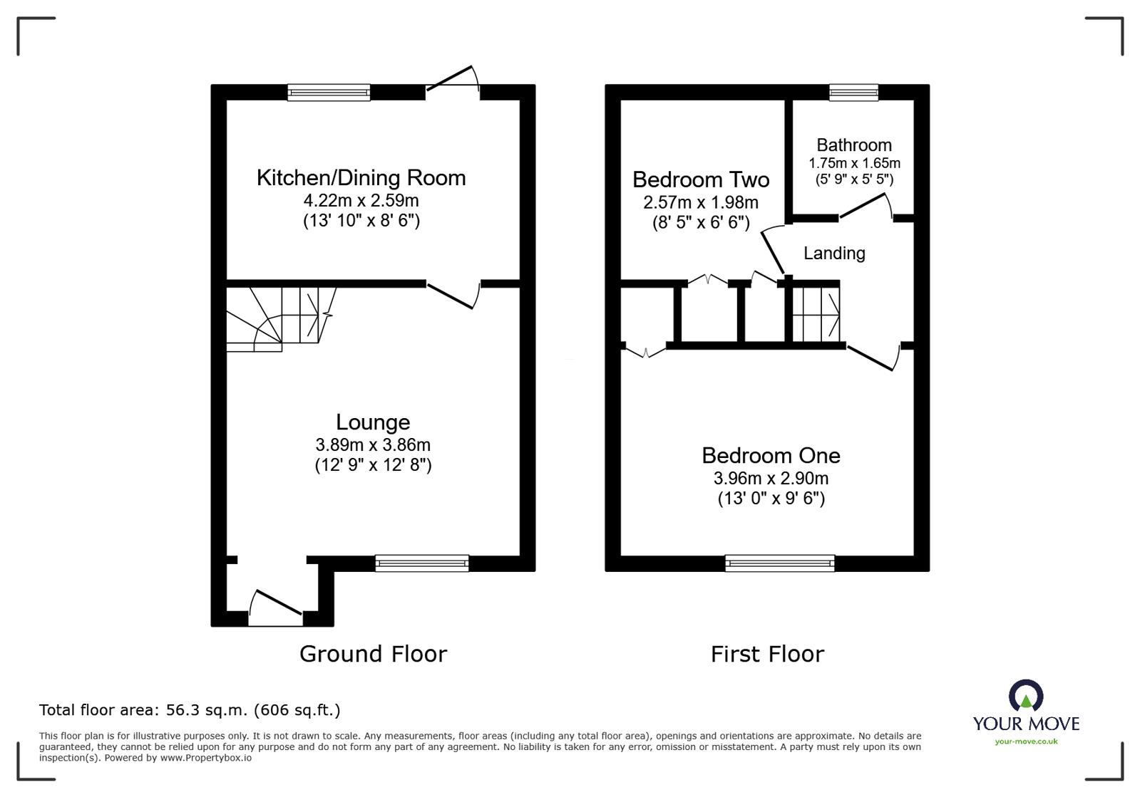 6A,, Falcon Way, Swadlincote floorplan