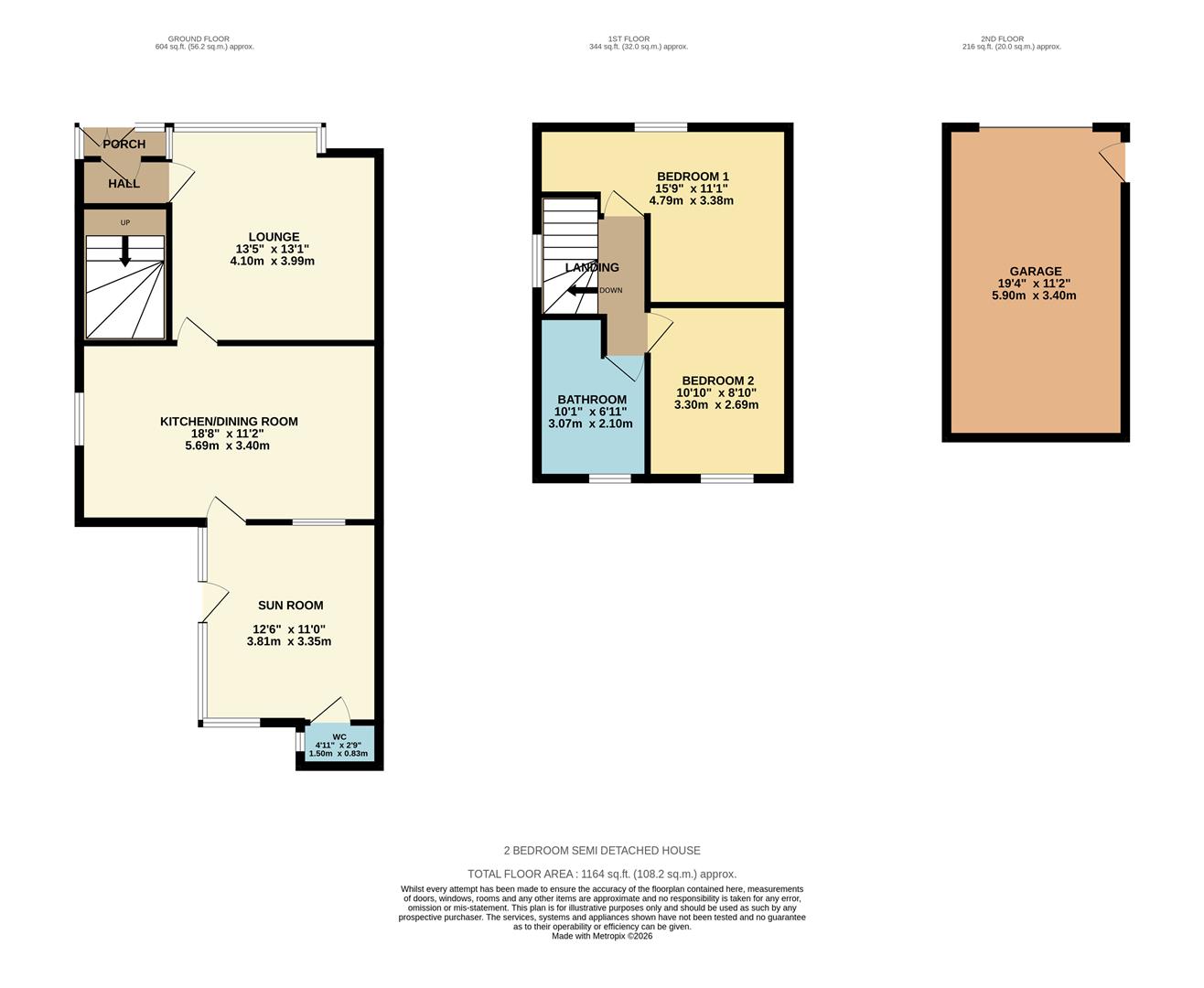 7, Sutton Avenue, Preston floorplan