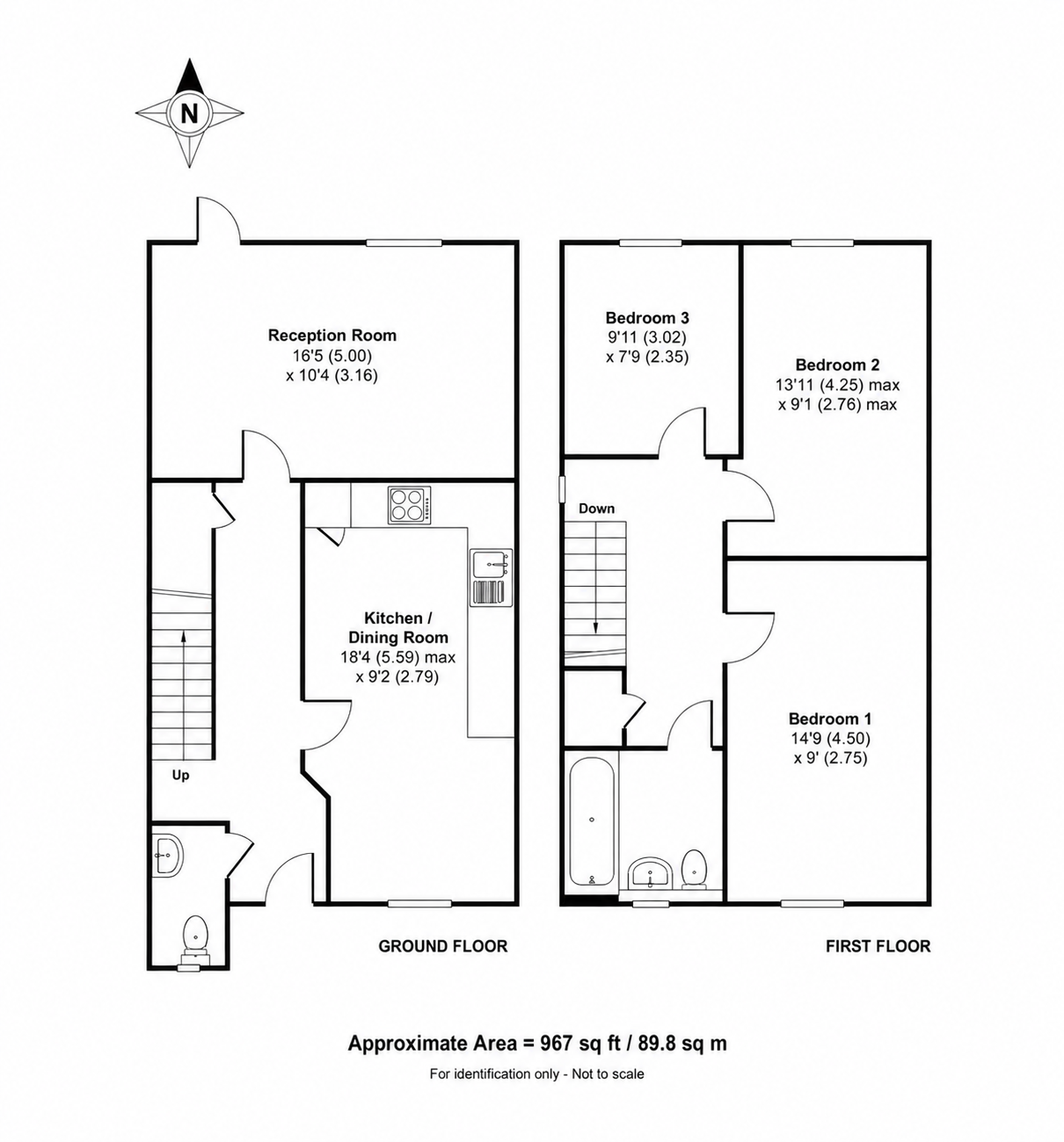 74, Heslerton Way, Cambridge floorplan