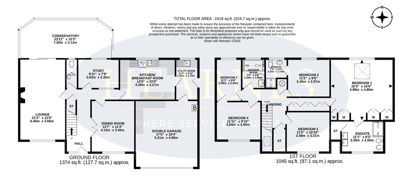 Lynwood Close, Ferndown floorplan
