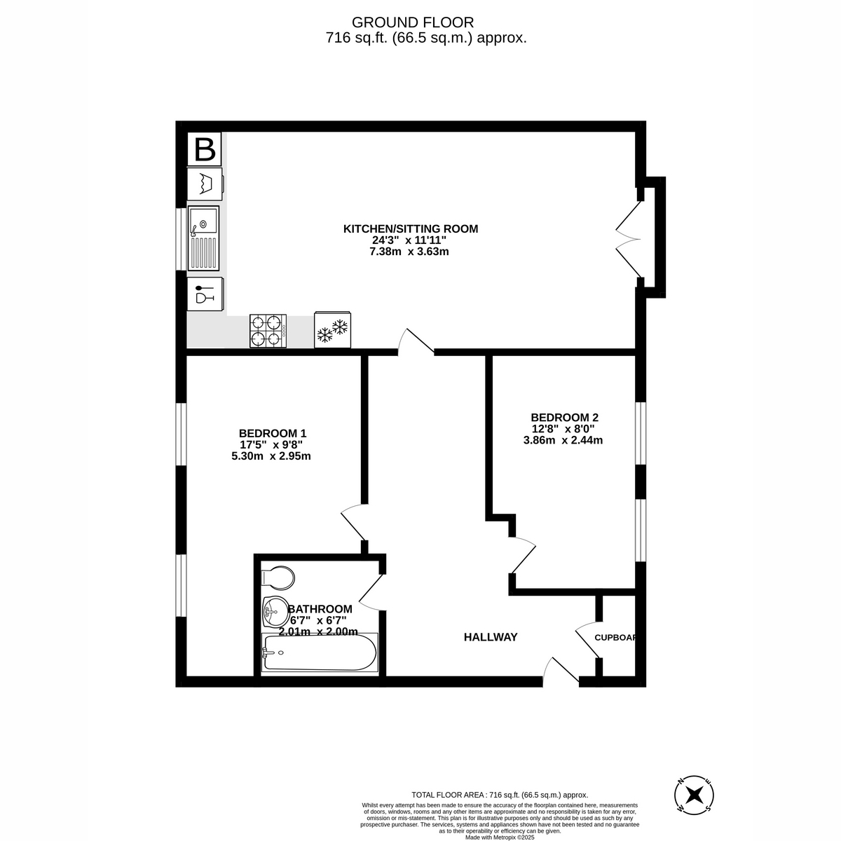 55, Mallard Close, Southam floorplan