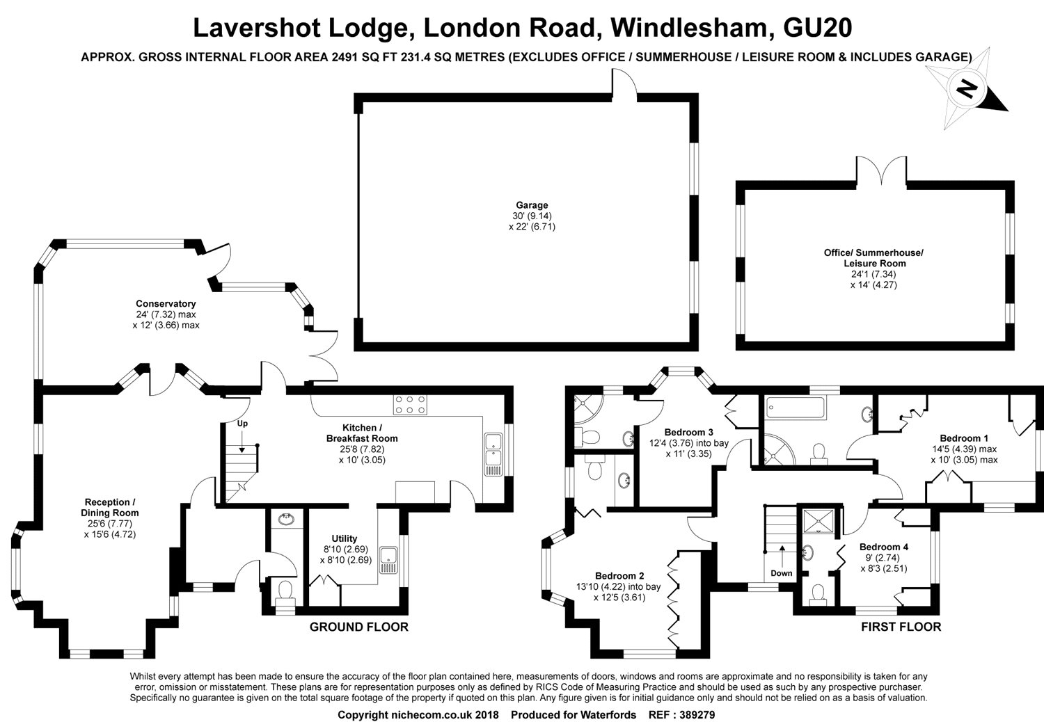 4 Bedrooms Detached house for sale in London Road, Windlesham, Surrey GU20