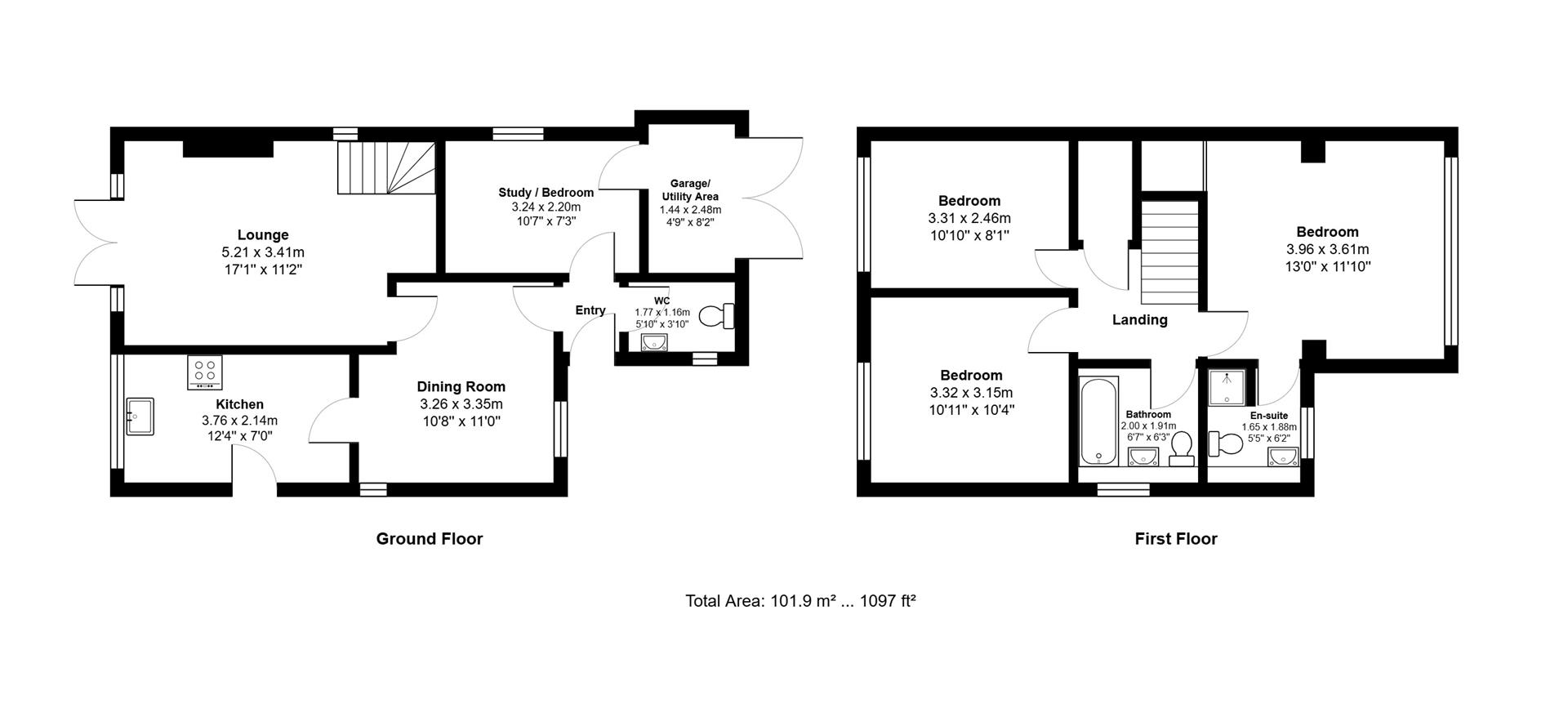 15, Pembroke Way, Daventry floorplan