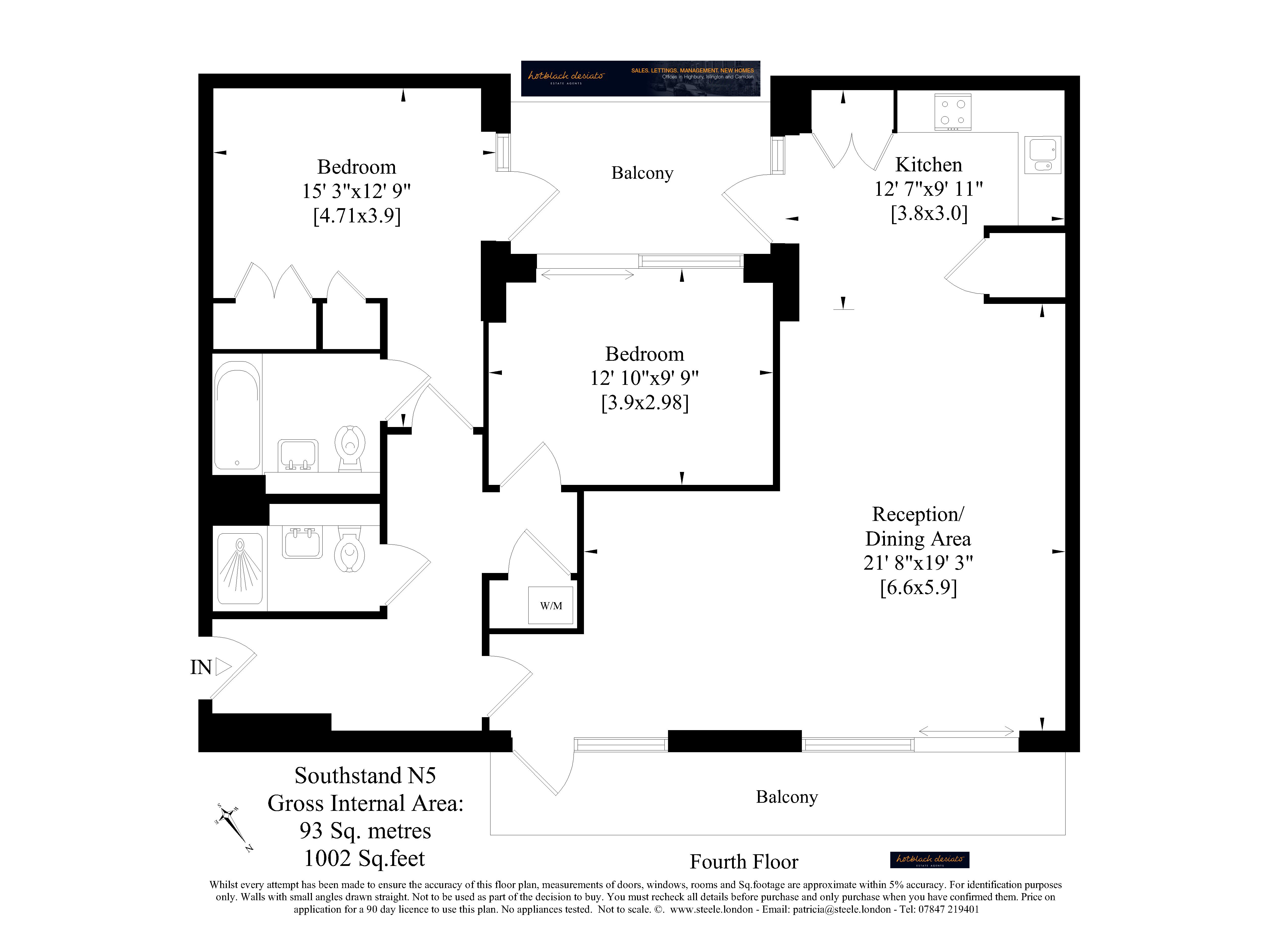 2 Bedrooms Flat to rent in Highbury Stadium Square, London N5