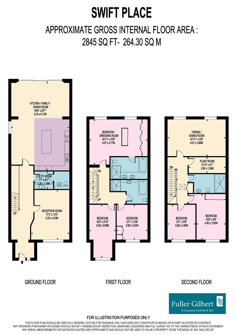House 3, Swift Place, 178, Coombe Lane West, Kingston Upon Thames floorplan