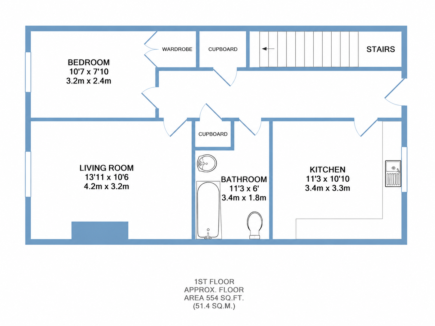 12A,, Westgate, North Yorkshire floorplan
