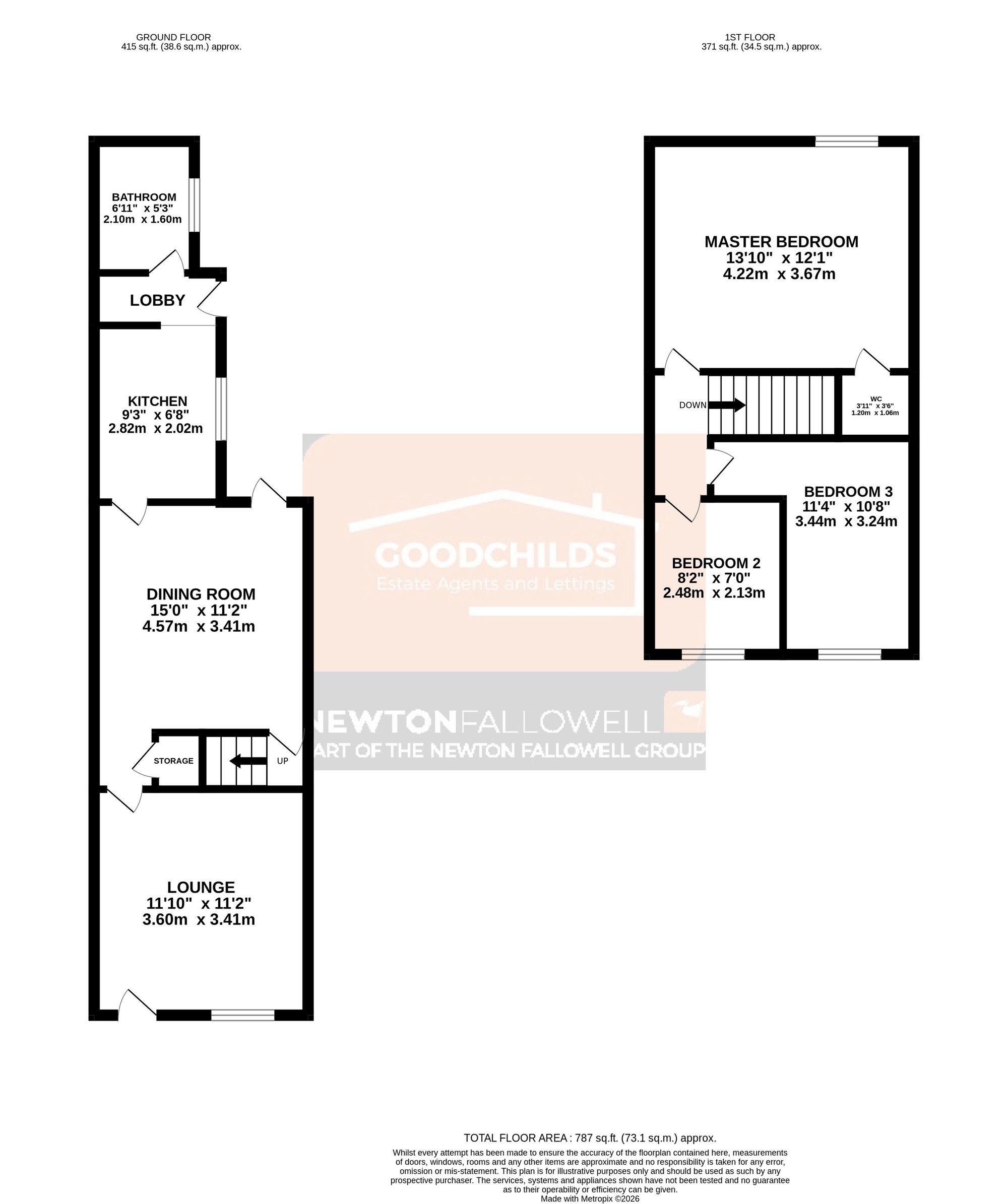 30 Bradford Terrace, Stoke-On-Trent floorplan