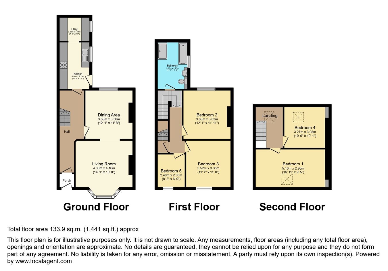 8, West Road, Saltburn-by-the-Sea floorplan