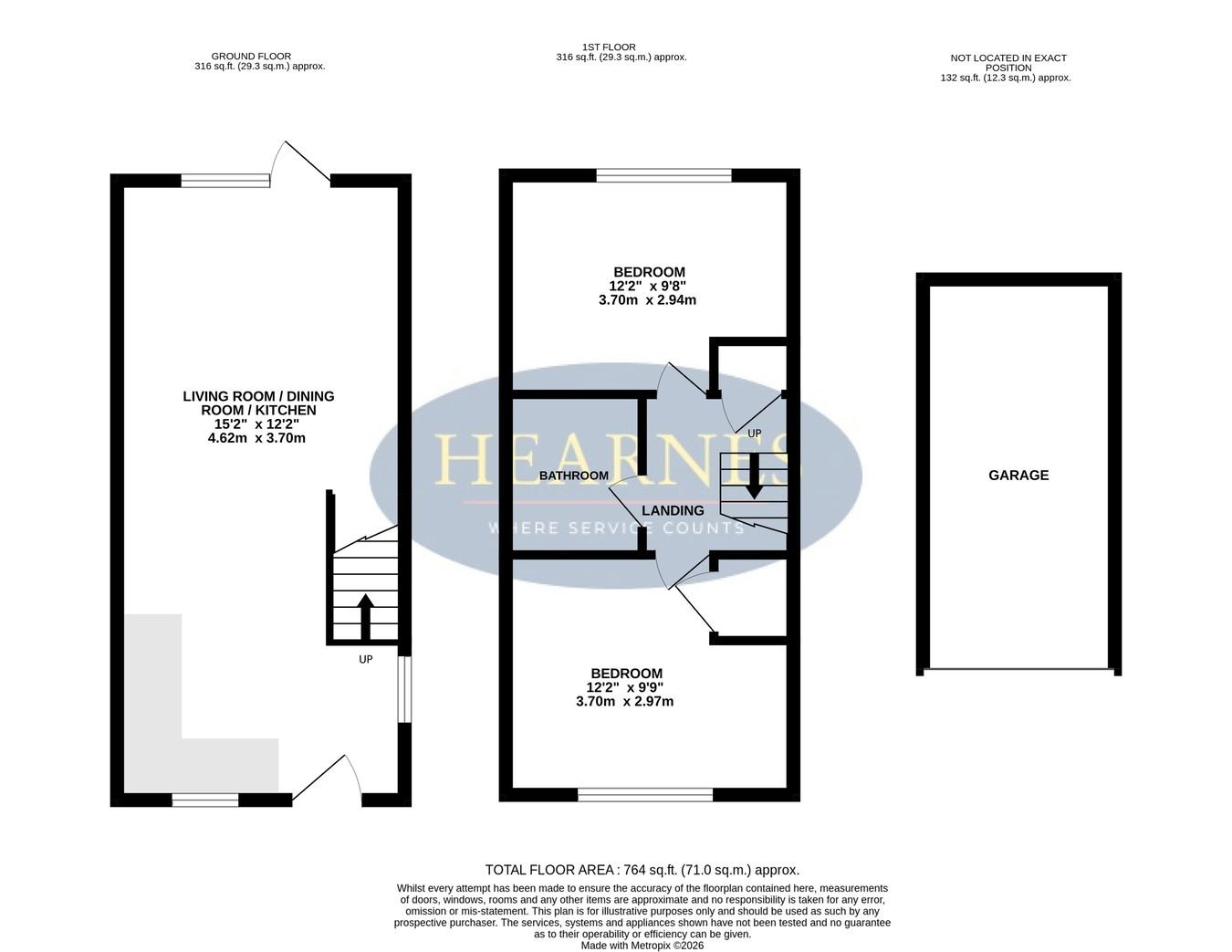 7, Axford Close, Bournemouth floorplan