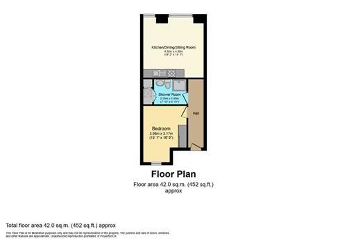 Apartment, 405, Elisabeth Mill, Stockport floorplan