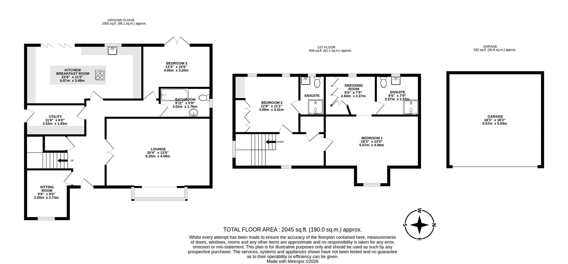 7, Christophers Meadow, Scunthorpe floorplan