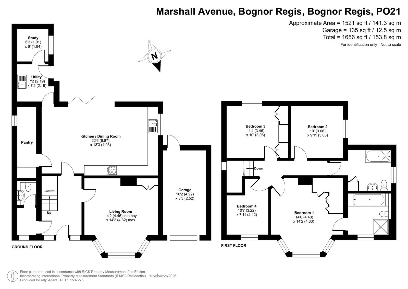 Marshall Avenue, Bognor Regis floorplan