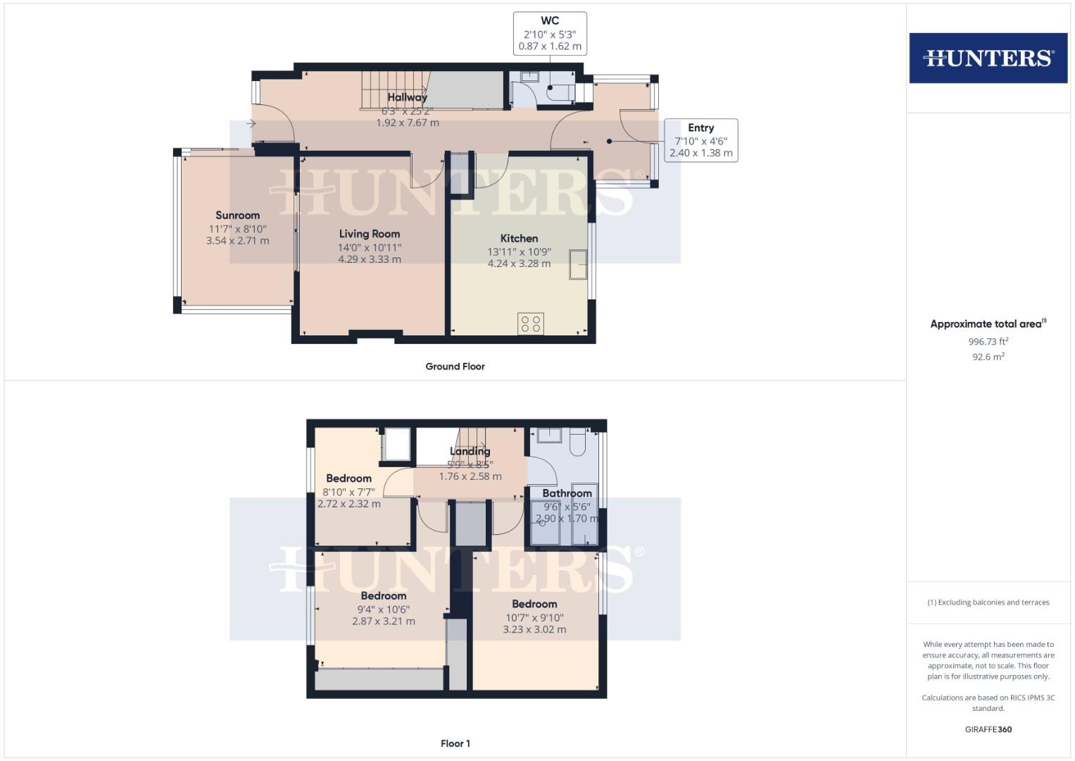 7, Emsdale Walk, Bridlington floorplan