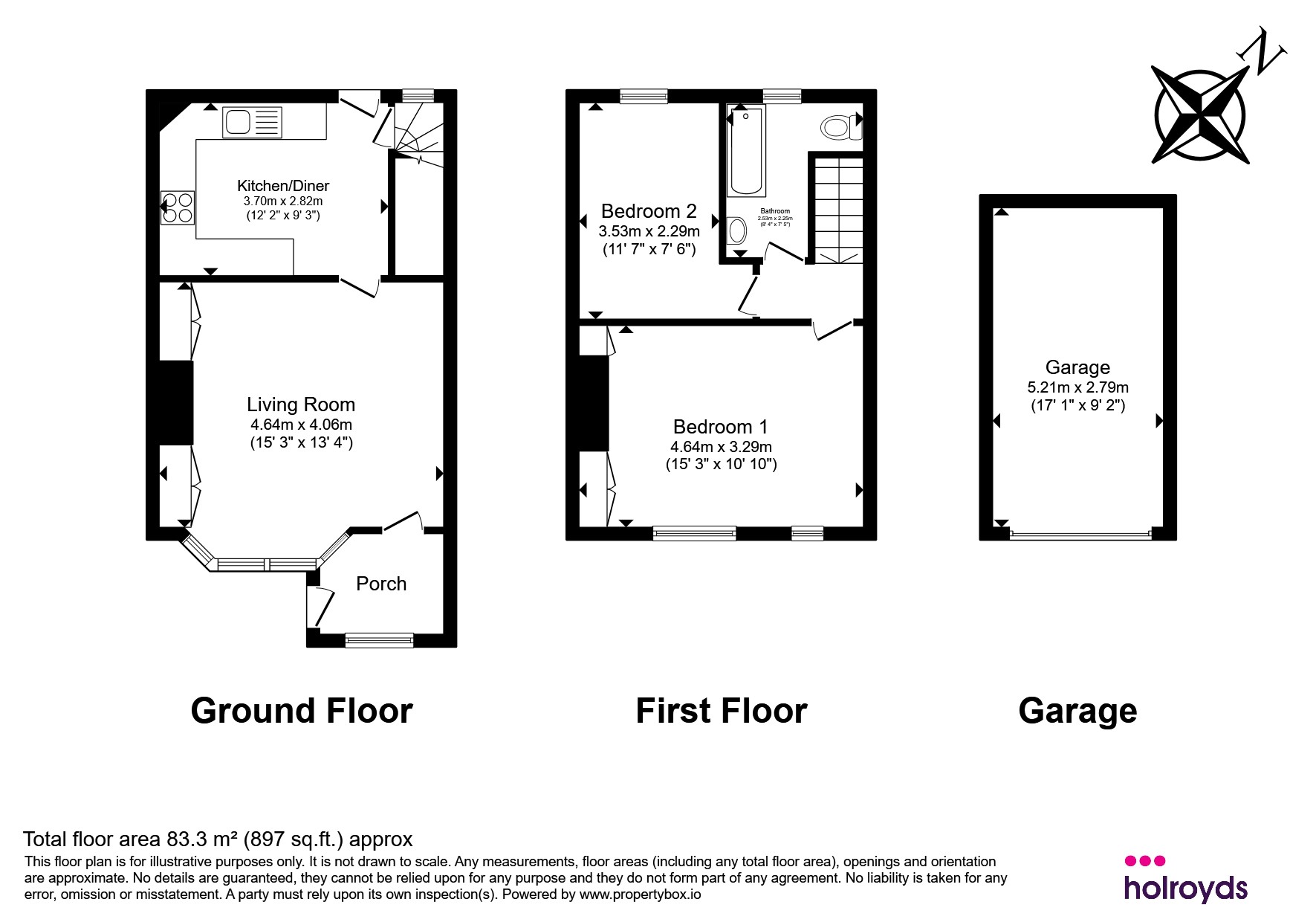 14, Sunnymount, Keighley floorplan