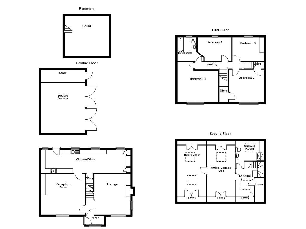 Snowhill House, Main Street, Gisburn floorplan